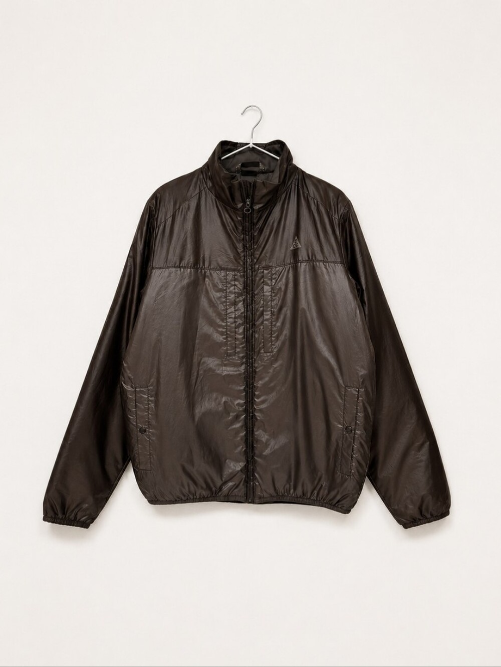 Vtg Nike ACG Lightweight Insulated Full Zip Primaloft Jacket Brown Size M